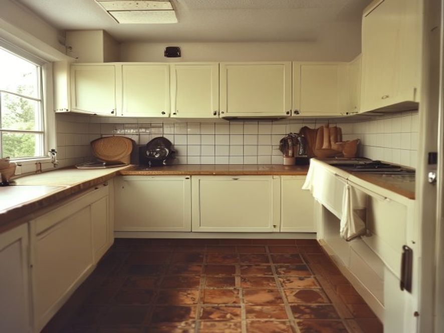 Kitchen before makeover